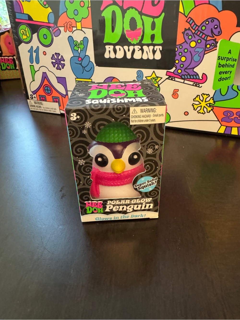 NeeDoh Polar Penguin Glow In Dark RARE 100% AUTHENTIC